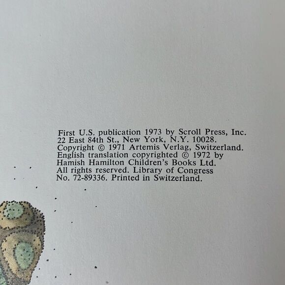 The Little Slipper Man First US Publication 1973 Hardcover Children's‎ Book - Picture 6 of 7